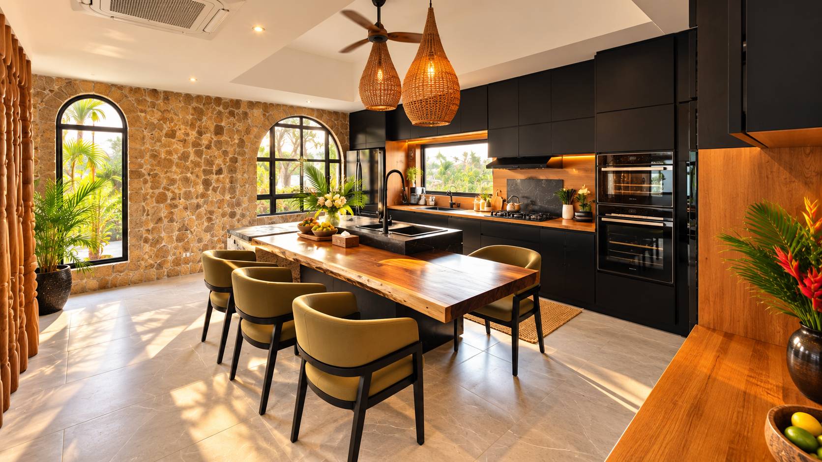 Casa Maya bespoke kitchen