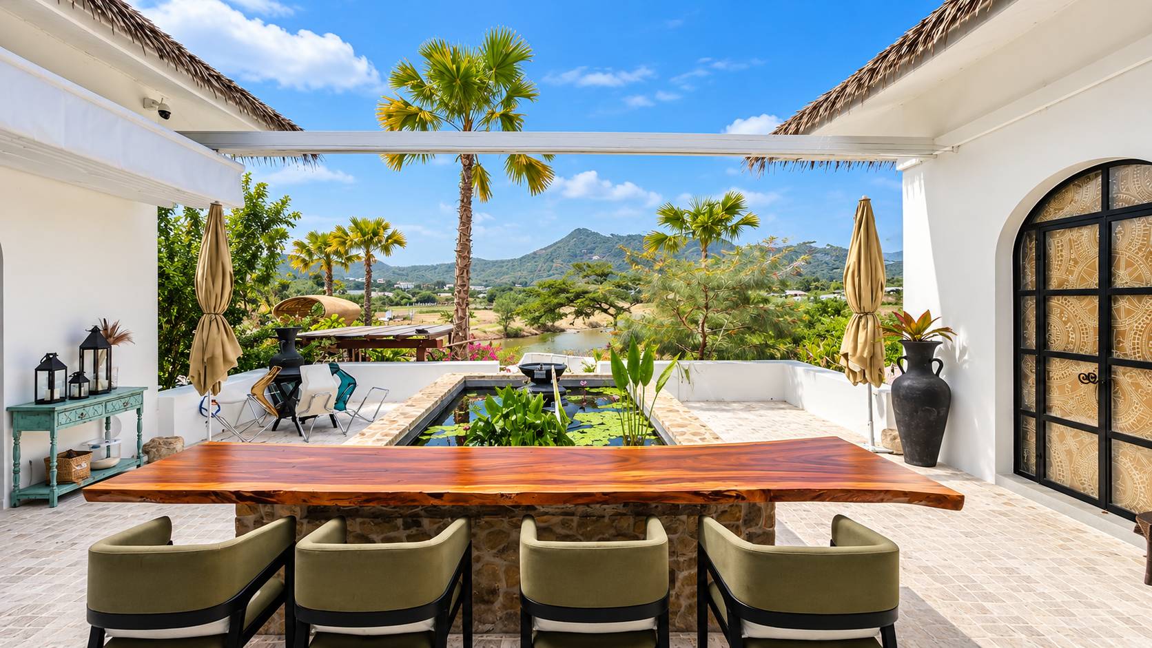 Mountain terrace