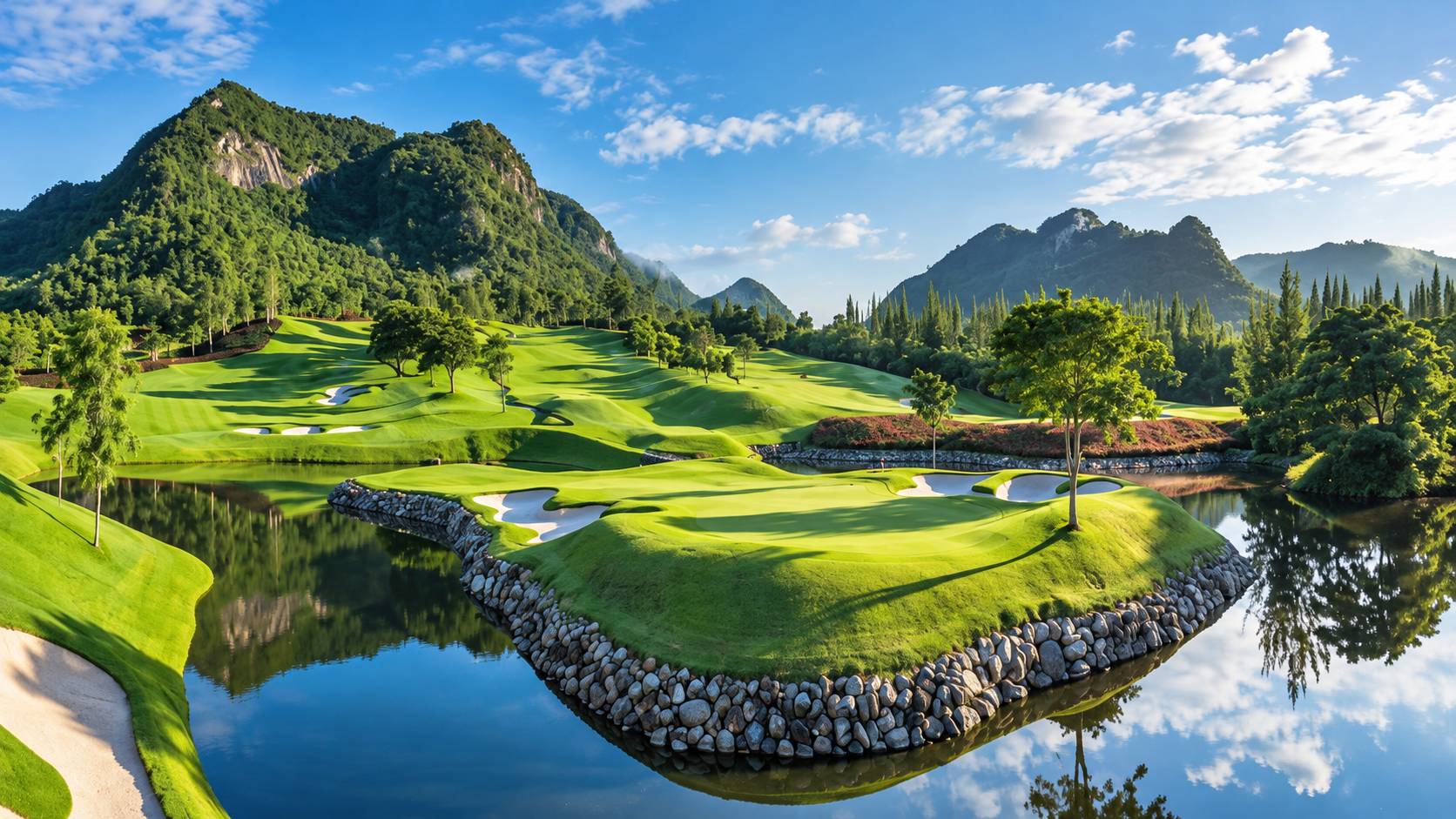 Golf and mountains around Hua Hin